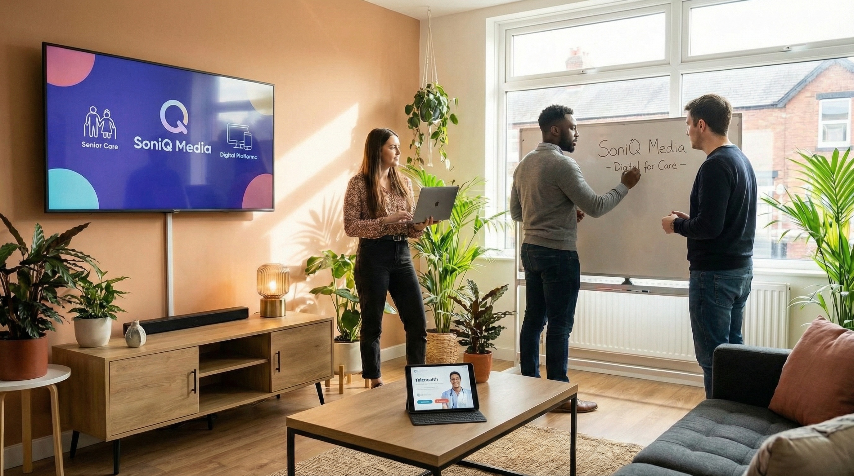 SoniQ Media team collaboration